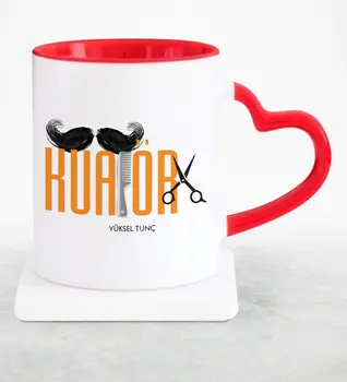 

Personalized Professional Hairdressing Red Heart Mug Cup-1
