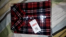 Plaid Shirt Blouses Tops Long-Sleeve Flannel Casual Cotton Women Brand-New Red Excellent-Quality