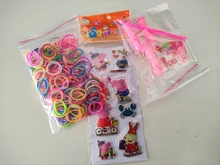 Loom-Bandas de goma para el pelo para niños, pulsera tejida, Juguetes DIY coloridos, regalo de Navidad, 2020