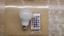 Bulb-Lights Led-Lamp Changeable Remote-Control-Colorful 220v E27 110V 10W 5W RGBW 