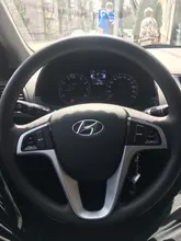 PUFEITE-Botón de volante para Hyundai VERNA SOLARIS, botón de control de música y volumen de audio