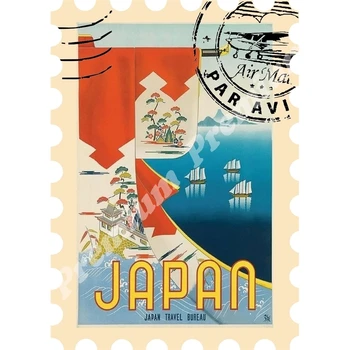 

Japan souvenir magnet vintage poster