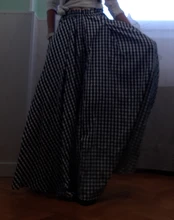 Faldas largas a cuadros para mujer, Faldas plisadas Vintage con cremallera, estilo bohemio con bolsillos, 2020