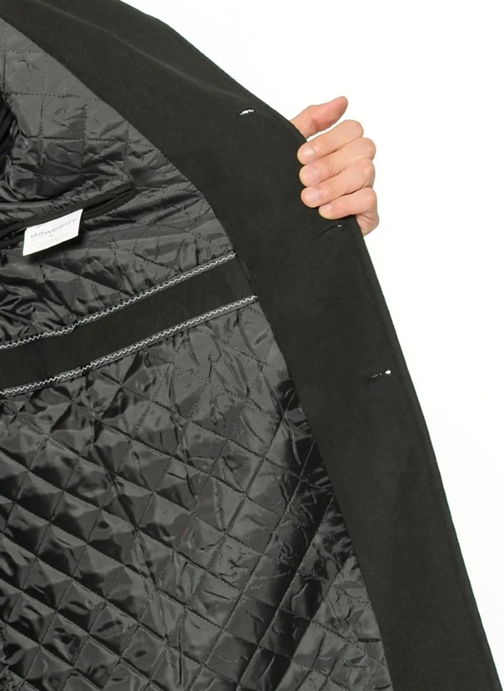 PLT8320 DEWBERRY OVERCOAT-BLACK