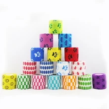 2 шт./компл. покрытие рукоятки машинки для татуажа самоклеящиеся Флизелиновые эластичный бинт одноразовые повязки трубка Грип татуировки аксессуары в форме ручки