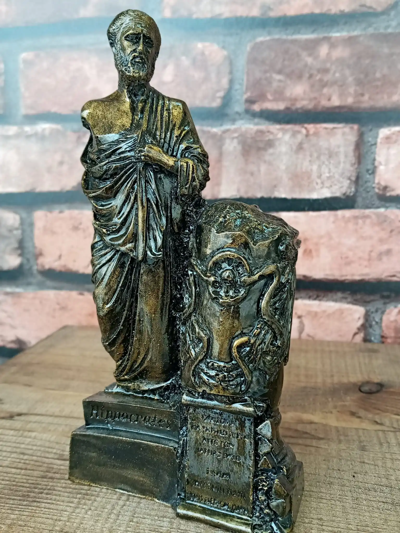 

Hippocrates Figurine Galenos Stone Figurine