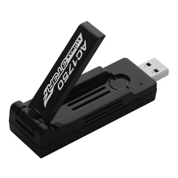 Wi-Fi USB адаптер Edimax Pro NADAIN0205 EW-7833UAC AC1750 3T3R MIMO черный