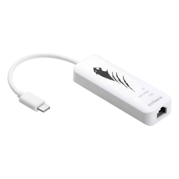 USB для Ethernet адаптер Edimax EU-4307 2,5 Гбит/с USB-C белый
