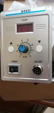 Pistola de aire caliente 858D, estación de soldadura 2 en 1, 700W, 110V, 220V, BGA refundido, SMD, SMT, herramienta de reparación de soldadura, pistola de calor, LED Digital