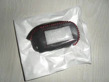 Funda protectora de cuero genuino para llave de coche Starline, alarma de coche rusa A91 A61 B9 B91 A91, alarma plegable de coche FobTwo Way