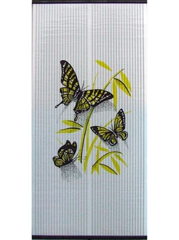 

Wall mounted film heater for home, living room, garden, kitchen, bedroom "Velvet season" butterfly yellow on white