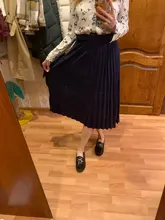 Pleated-Skirt Belt A-Line Simplee Stripe Women British-Style Elegant Fashion with Autumn