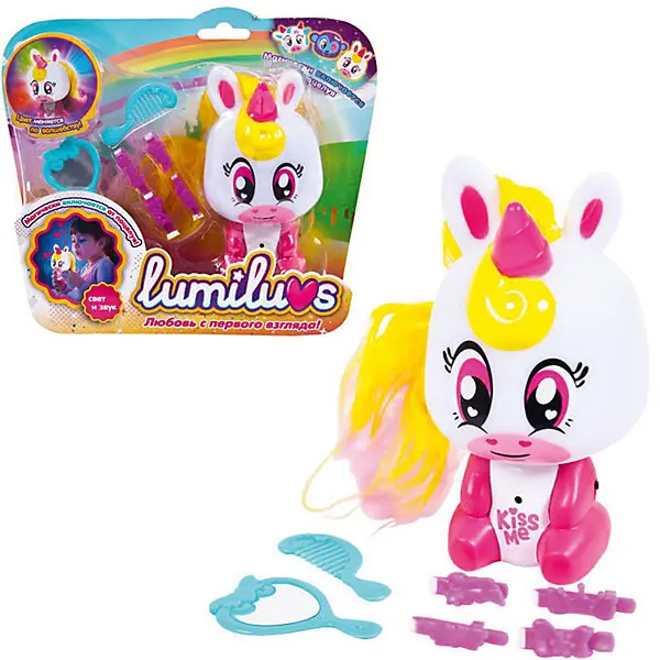 Ночник ABtoys Lumiluvs "Единорог Candy ", с аксессуарами
