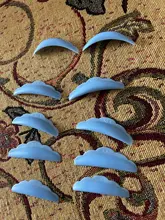 Juego de almohadillas de silicona para rizador, Kit de levantamiento de pestañas, accesorios Y brocha para pestañas, peine de limpieza, extensión de pestañas, herramientas para permanente, 5 pares