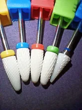 Broca de clavo de cerámica eléctrica manicura taladros de máquina fresadora cortador de uñas manicura cortador de uñas artístico herramientas