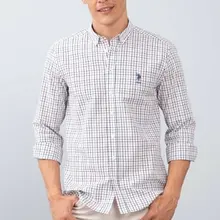 Uss. POLO ASSN. Мужские тканые Gomlek