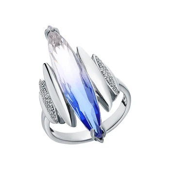 

Silver ring with sieve and cubic zirconium sunlight sample 925