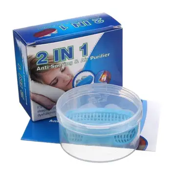 

2 in 1 anti snoring Device purifier air silicone help sleeping