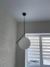 Pendant-Lights Lighting Fixtures Glass-Ball Hang-Lamp Restaurant-Decor Bedroom Living