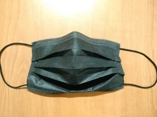 10/50/100/200 Uds máscaras desechables no tejida cara máscaras de capa de 3 capas filtro Anti polvo transpirable adultos máscara de boca negro en STOCK