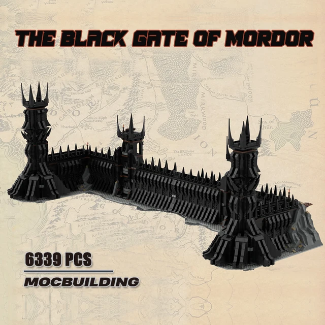 Famous Film UCS The Black Gate of Mordor Large Model Moc Building Blocks DIY Assembly Bricks Toys Ultimate Collector Series 1