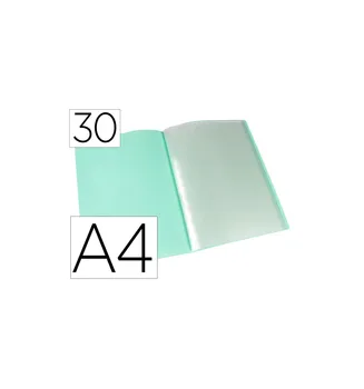 

Folder led showcase 30 polypropylene cases DIN A4 opaque Apple Green