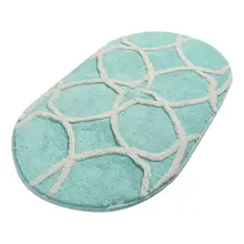 Коврик для ванной-коврики | коврик для ванной нескользящие Противоскользящие коврики Bonne Mint овальные 60X100 см