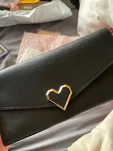 Carteras largas de lujo con corazón de amor para mujer, tarjetero, cartera de mano para teléfono