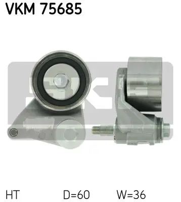 Ролик приводного ремня Huyndai Santa FE 2.7 V6 06 SKF VKM75685