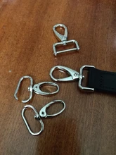 Uds Metal desmontable gancho gatillo Clips hebillas de correa de cuero/cinturón llavero correas de Pet Correa ganchos 2 tamaños