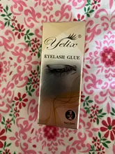 Yelix-pegamento para extensión de pestañas, 1-2 segundos, secado rápido, pegamento individual, negro/transparente, extensión de pestañas postizas