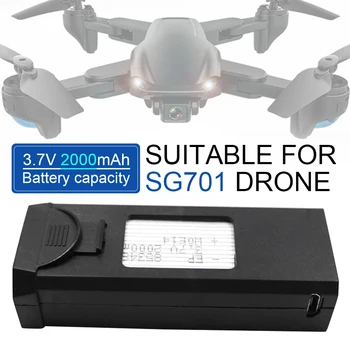 

3.7V 2000mAh Lipo Battery For SG701 Drone RC Quadcopter Spare Parts for SG701 3.7v Rechargeable UAV lithium Battery