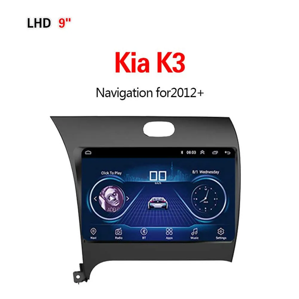 Lionet gps навигация для автомобиля Kia K3 2012+ 9 дюймов LK1003Y - Размер экрана, дюймов: WIFI 1G16G