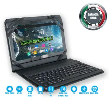 

10 INCH TABLET 4G KEYBOARD OCTA CORE 8x2.0GHz 4GB RAM 32GB ROM ANDROID 7 2SIM