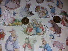 Pegatinas kawaii de papelería, planificador diario de conejo, diario de basura, pegatinas artesanales decorativas para álbum de recortes, bricolaje, 40 Uds./1 lote