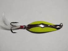 Spinner Spoon Lures Kingdom For Fishing Feather-Hook Hard Baits Metal-Material with Full-Aqueous-Layer