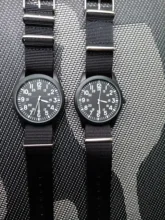Air Force-reloj con correa de nailon para hombre, cronógrafo deportivo de cuarzo con pantalla de 24H para exteriores