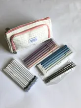 JIANWU-Conjunto de lápices mecánicos de 0,5mm y 0,7mm con textura de metal, Set de 3 unidades, material plástico para oficina