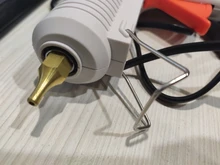 Pistola de pegamento de fusión en caliente, Pistola de Pegamento Caliente de temperatura constante ajustable, barras de pegamento de 11mm de diámetro, herramientas de reparación de manualidad casera de 110W