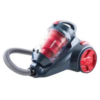 

H.KOENIG SLX910 - Aspirador Multi Ciclónico sin bolsa Silence +, Triple A, Filtro HEPA, depósito de 2,5 L, nivel de ruido 76 dB,