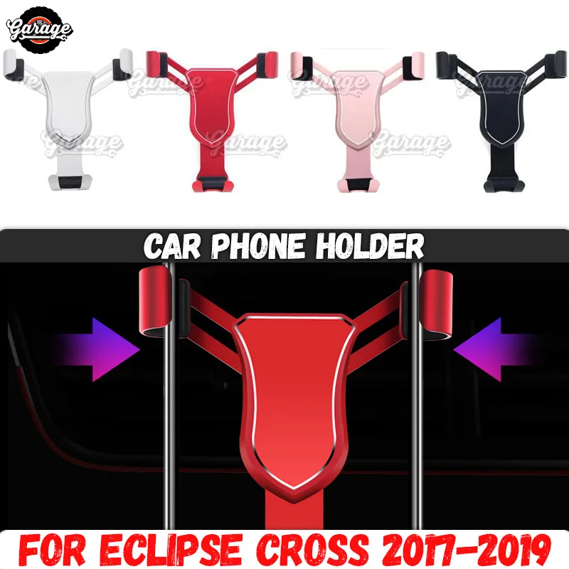 Автомобильный держатель для телефона для Mitsubishi Eclipse Cross- алюминиевый сплав 1 комплект украшение автомобиля аксессуары для интерьера