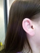 Pendientes de Clip de Cruz Simple para mujer y niña, 2 uds., aretes de Zirconia cúbica con perlas, Clip para oreja sin joyería Piercing