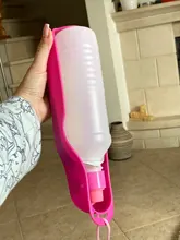 Botella de agua portátil de plástico para perros y mascotas, Bol plegable de viaje al aire libre, alimentador de agua potable, 250ml/500ml