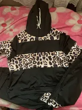 Conjunto de 2 piezas de talla grande para mujer, ropa de otoño, trajes de talla grande para mujer, traje de Chándal estampado de leopardo, D30