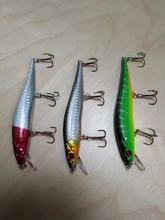Floating Wobbler Crankbait-Tackle Fishing-Lure Minnow Hard-Bait Treble-Hooks Swimbait