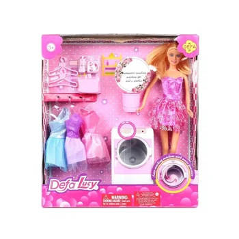 

Doll "DEFA" with washing machine