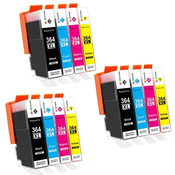 

12 ink cartriges Model HP364xl HP 364xl 364xl Compatible with printers PhotoSmart C 5300 C 5320 C 5324 C 5370
