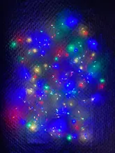 Lights Led-String Battery-Operated Firecracker Fairy Party Copper-Wire Christmas-Window
