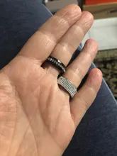Anillo de acero de estilo Retro Vintage para mujer, joyería de 5 fila de cristales transparentes, anillos de boda de compromiso de acero inoxidable a la moda, gran oferta
