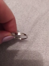 Anillo de compromiso de piedras redondas y pequeñas para mujer, sortija de boda de cristal Plata de Ley 925 auténtica